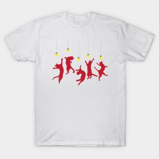 Dancing Christmas Cats T-Shirt